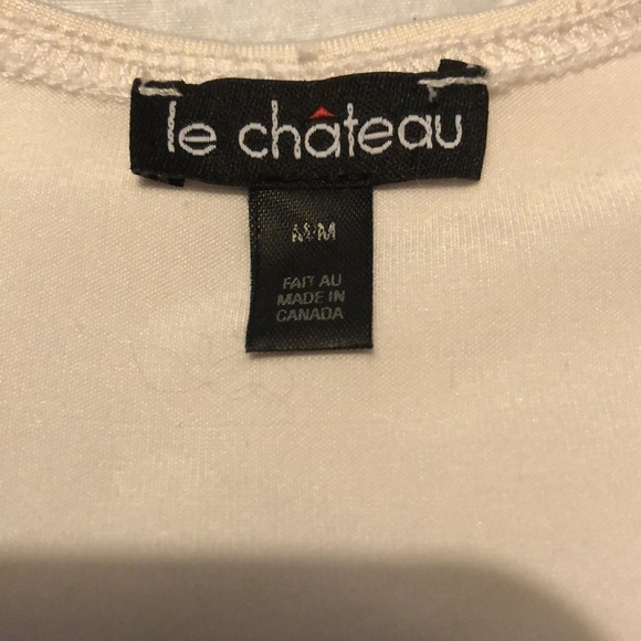 Le Chateau white with black trim top - Picture 4 of 4